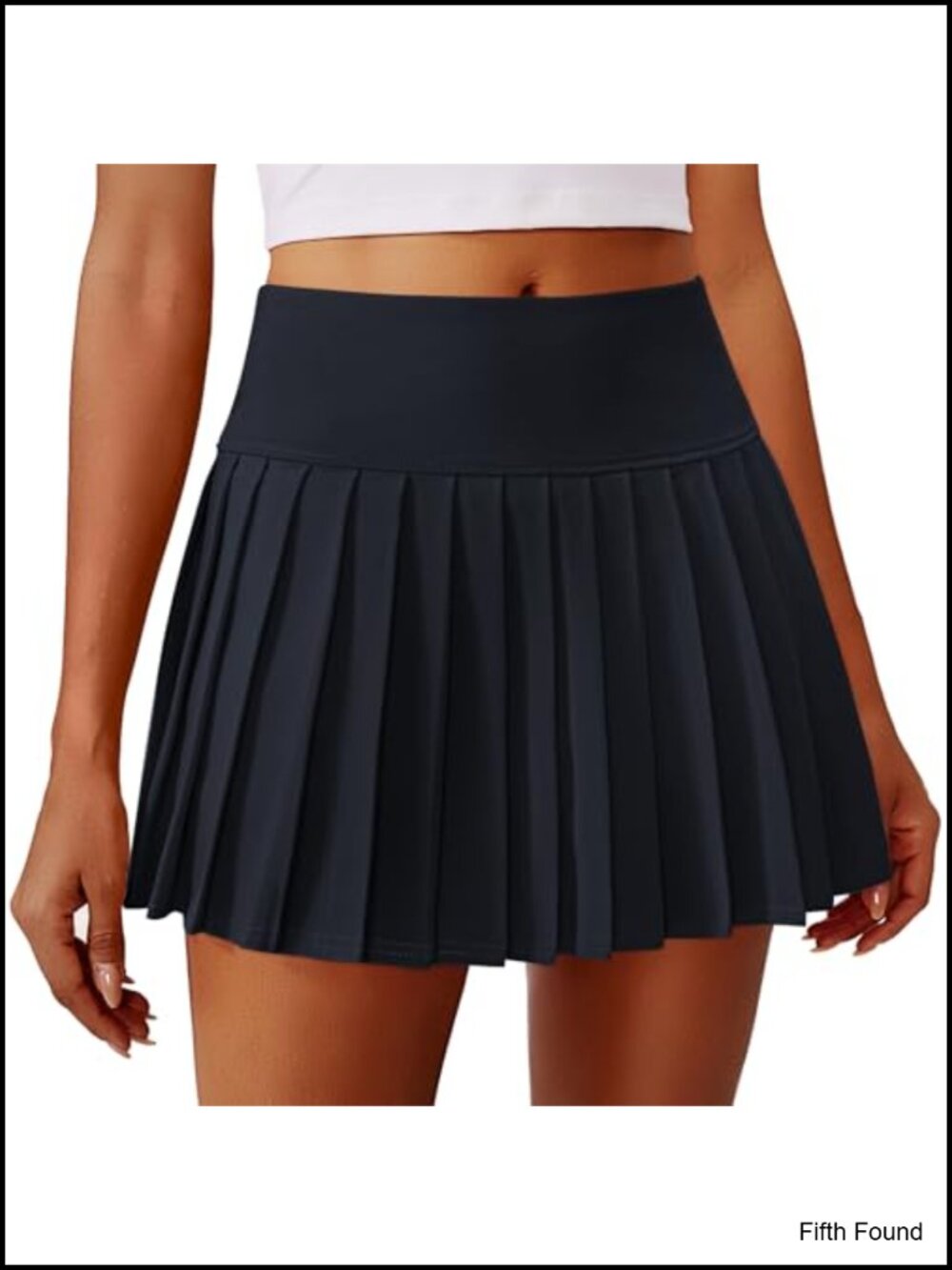 Pleated Tennis Skirt High Waist Golf Skort with Inner Shorts Pocket